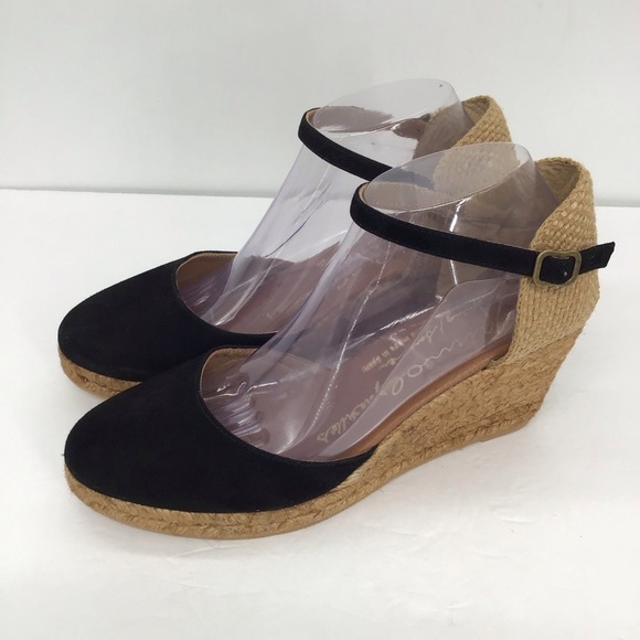 Giamo Espadrilles Women’s Suede Wedge Heel Boho Y2K Made in Spain NWOT Size 41 - Picture 3 of 11